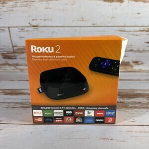 Roku 2 3rd Gen 4210R Black Media Streamer Used Tested No Remote